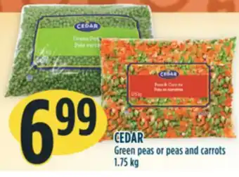 Marché Adonis Cedar green peas or peas and carrots offer