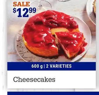 M & M Food Market Cheesecakes offer