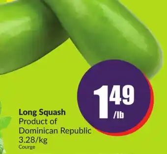FreshCo Long squash product of dominican republic 3.28/kg offer