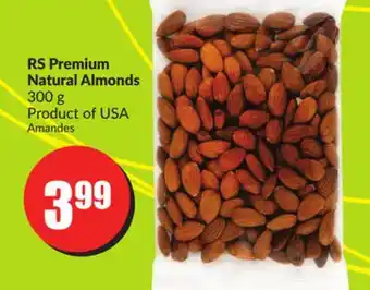 FreshCo Rs premium natural almonds 300 g product of usa offer