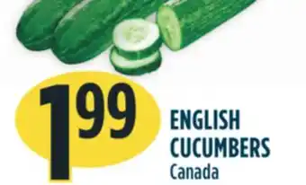 Marché Adonis English cucumbers offer