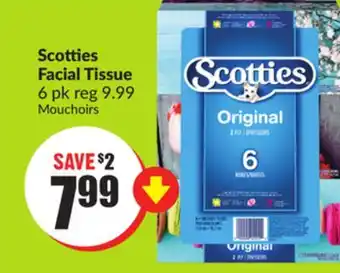 FreshCo Scotties facial tissue 6 pk offer