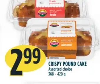 Marché Adonis Crispy pound cake offer