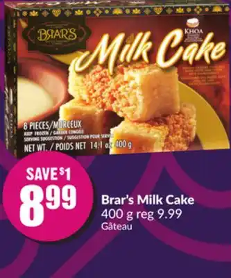 FreshCo Brar's milk cake 400 g offer