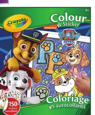 Walmart Paw patrol colour & sticker book offer