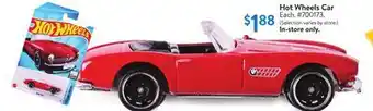 Walmart Hot wheels car offer