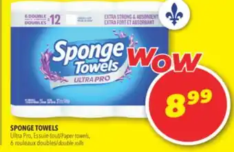 Familiprix Sponge towels ultra pro, paper towels offer