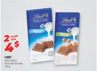 Familiprix Lindt swiss classic, /chocolate, 100 g offer