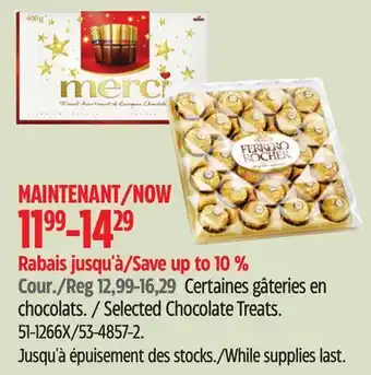 Canadian Tire Ferrero selected chocolate treats offer