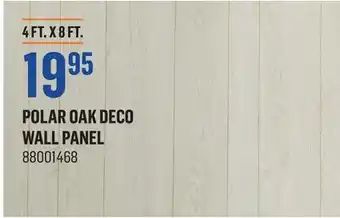 Canac Polar oak deco wall panel offer