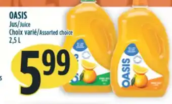 Marché Adonis Oasis jus offer