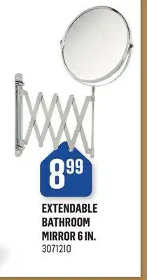 Canac Extendable bathroom mirror 6 in offer