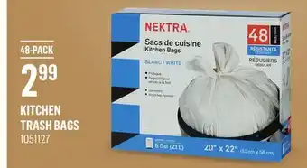 Canac Kitchen trash bags offer