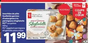 L'Intermarché Bouchées de pâte feuilletée garnies d'aubergines à la parmigiana sfogliatelle, 420 g offer
