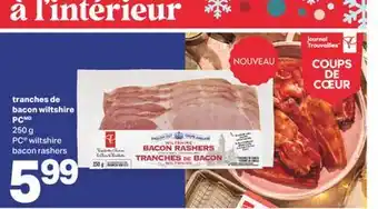 L'Intermarché Tranches de bacon wiltshire pc, 250 g offer