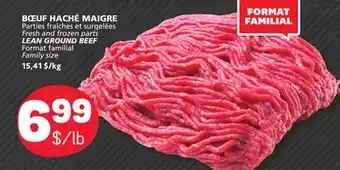 Marché Bonichoix Fresh and frozen parts lean ground beef offer