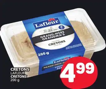 Marché Bonichoix Lafleur cretons offer