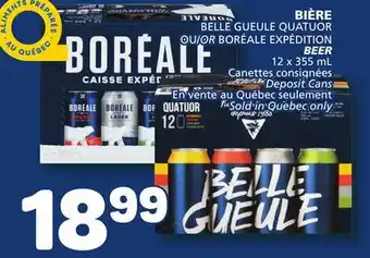 Marché Bonichoix Belle gueule quatuor beer offer