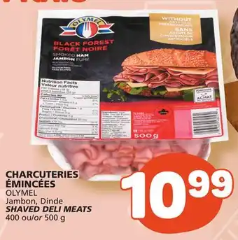 Marché Bonichoix Olymel shaved deli meats offer