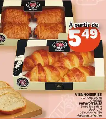 Marché Bonichoix Au pain doré viennoiseries offer