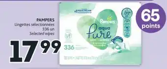 Brunet Pampers lingettes sélectionnées offer