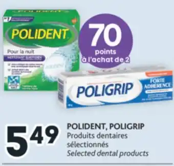 Brunet Polident, poligrip produits dentaires sélectionnés offer