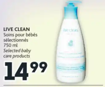 Brunet Live clean soins pour bébés sélectionnés offer