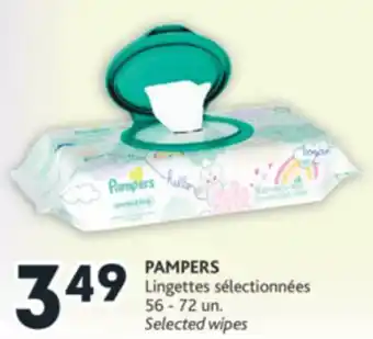 Brunet Pampers lingettes sélectionnées offer