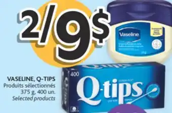 Brunet Vaseline, q-tips produits sélectionnés offer