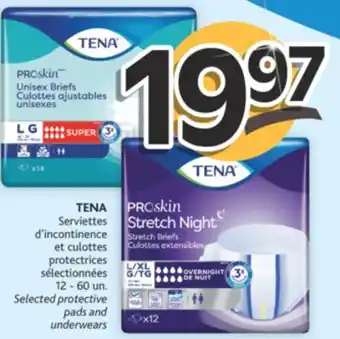 Brunet Tena serviettes d'incontinence et culottes protectrices sélectionnées offer