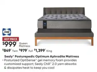 Dormez Vous Sealy posturepedic optimum aphrodite mattress offer