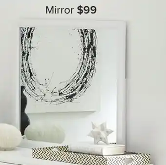 Leon's Frost mirror - white offer