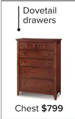 Leon's San mateo 6 drawer chest - tuscan offer
