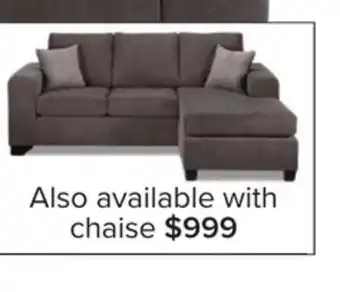 Leon's Fava chaise sofa - grey offer