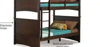 Leon's Tyler full over full bunk bed - espresso offer