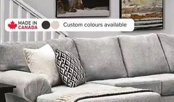 Leon's Jupiter 4-piece sectional with left-facing chaise - ash offer