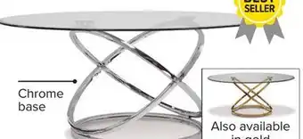 Leon's Axis coffee table - chrome offer