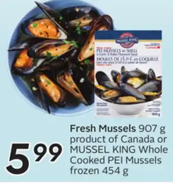 Sobeys Fresh mussels offer