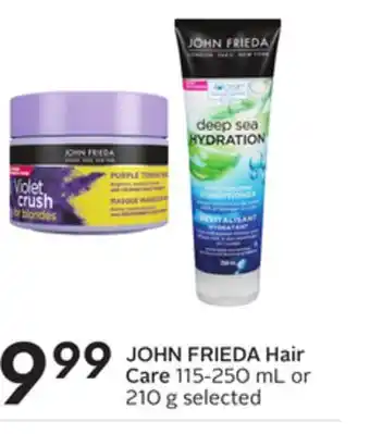 Sobeys Hair care offer