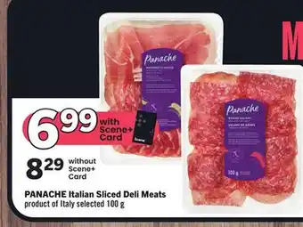 Foodland Panache italian sliced deli meats product of italy selected 100 g offer
