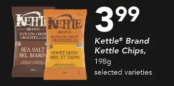 Fortinos Kettle brand kettle chips, 198g offer