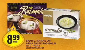 Food Basics Brar's, nanak or apna taste rasmalai offer