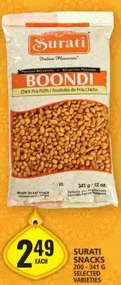Food Basics Surati snacks offer