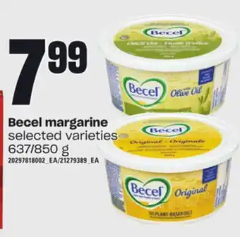 Independent Grocer Becel margarine, 637/850 g offer