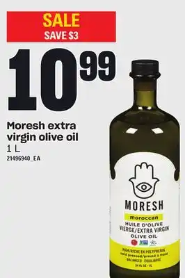 Independent Grocer Moresh extra virgin olive oil, 1 l offer