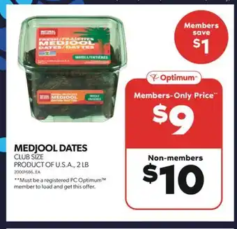 Real Canadian Superstore Medjool dates, 2 lb offer
