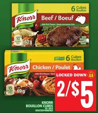 Food Basics Knorr bouillon cubes offer