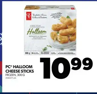 Real Canadian Superstore Pc halloom cheese sticks, 300 g offer