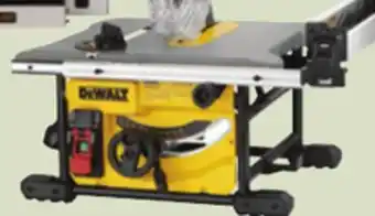 Canadian Tire Dewalt 15a compact jobsite table saw, 8 1/4 offer