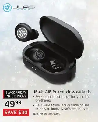 The Source Jlab jbuds air pro wireless earbuds offer